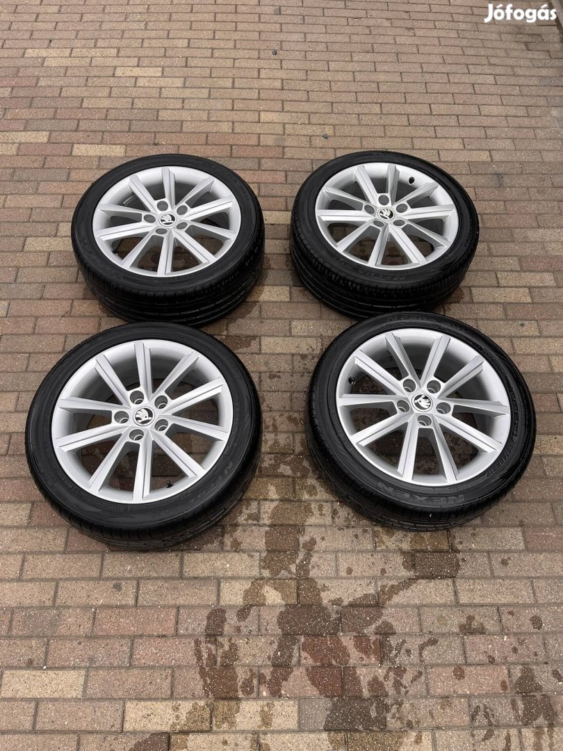 Gyári Skoda 17" 5x112 225/45/17225/45r17