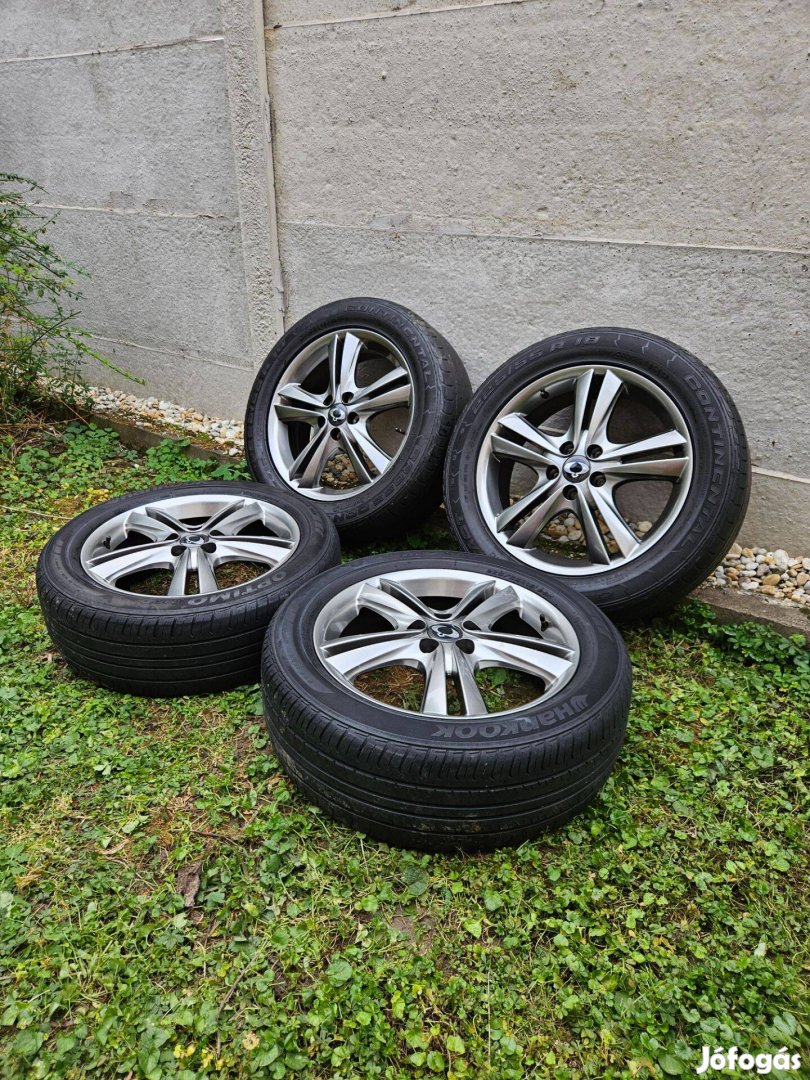 Gyári Ssangyong alufelni szett téli gumival (5x112 R18)