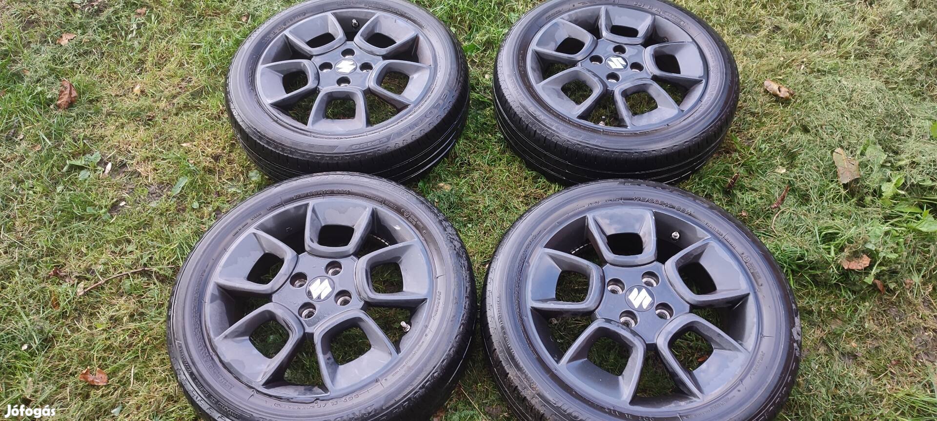 Gyári Suzuki alufelni eladó, Bridgestone nyári gumikkal. 175/60 r15.