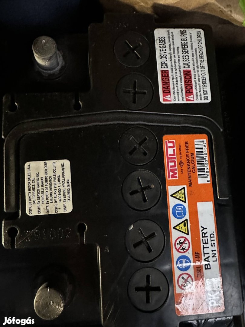 Gyári Toyota 45ah Battery J+ 