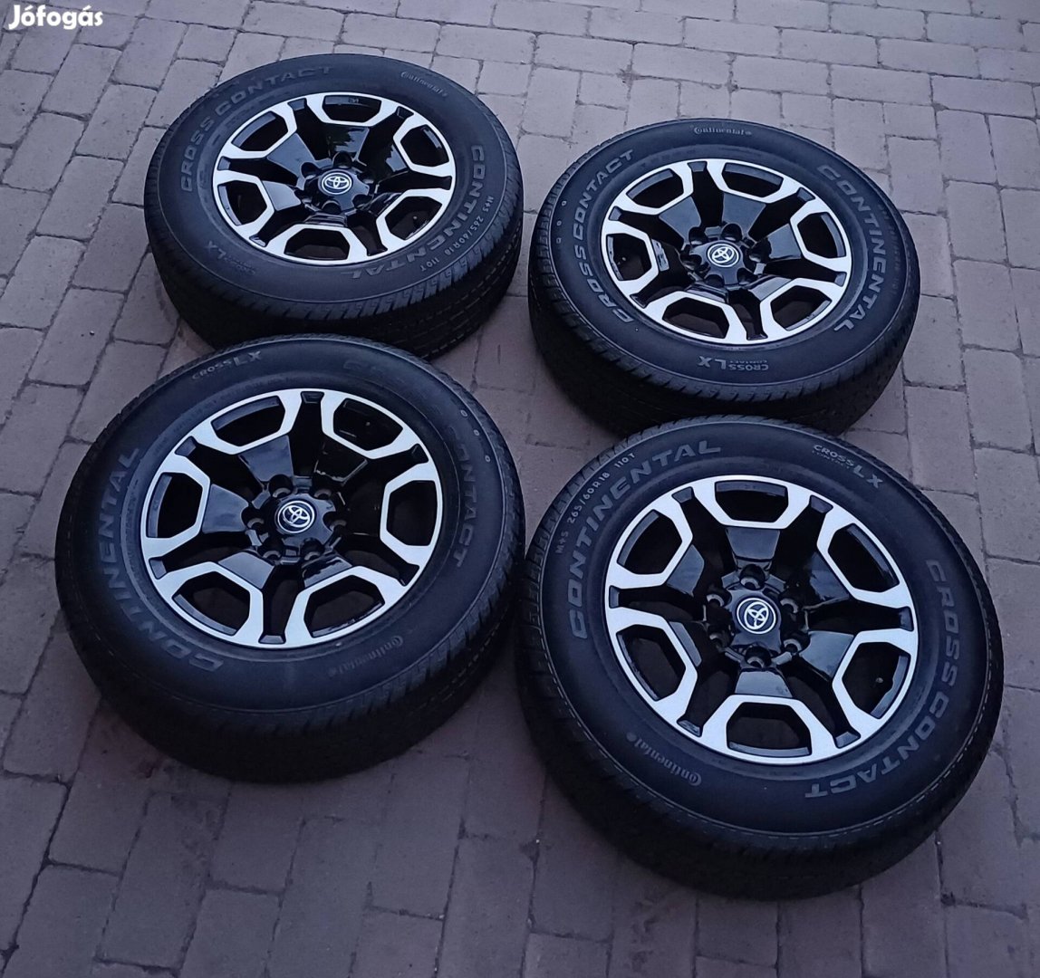 Gyári Toyota Hilux Executive kerék 265/60R18 gumi felni alufelni