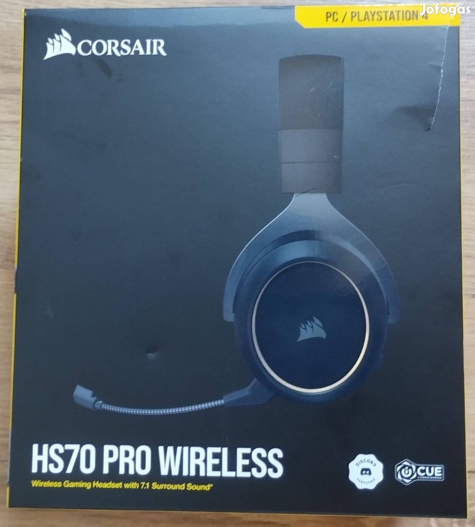 Gyári Új / Corsair HS70 Pro Wireless fejhallgató (cream)