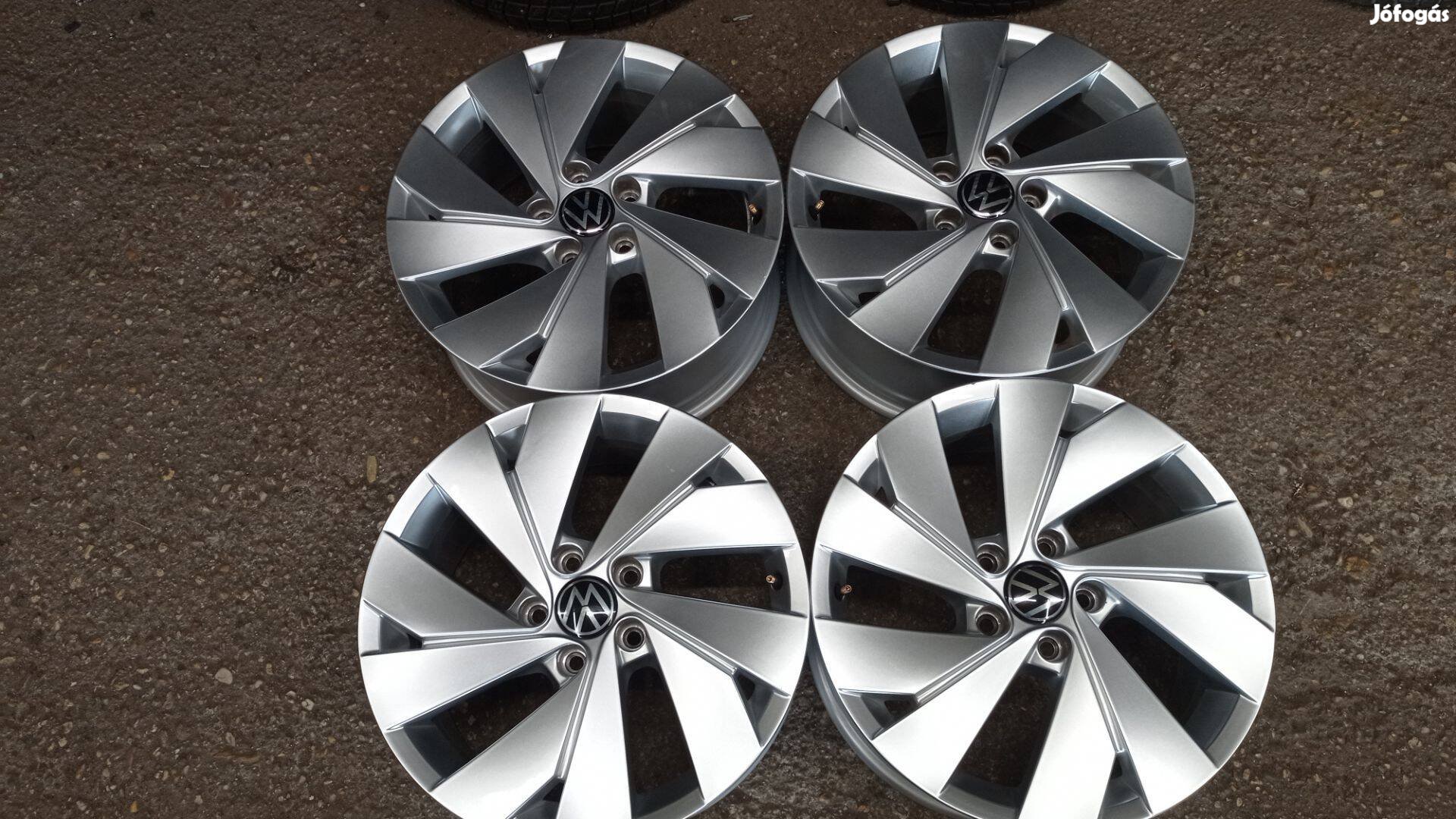 Gyári Volkswagen 5x112 lyukosztású 17 colos használt alu felni garnit