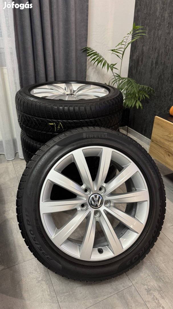 Gyári Volkswagen Sharan R17 alufelni + téligumi