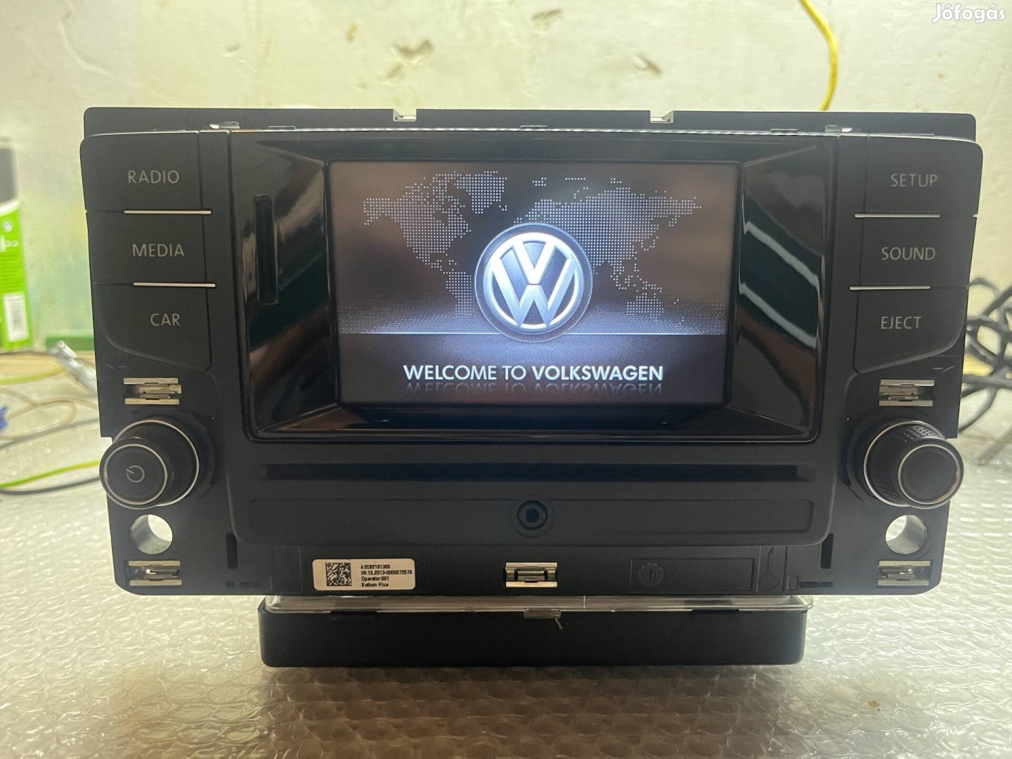 Gyári Vw golf 7 mib entry fejegység 