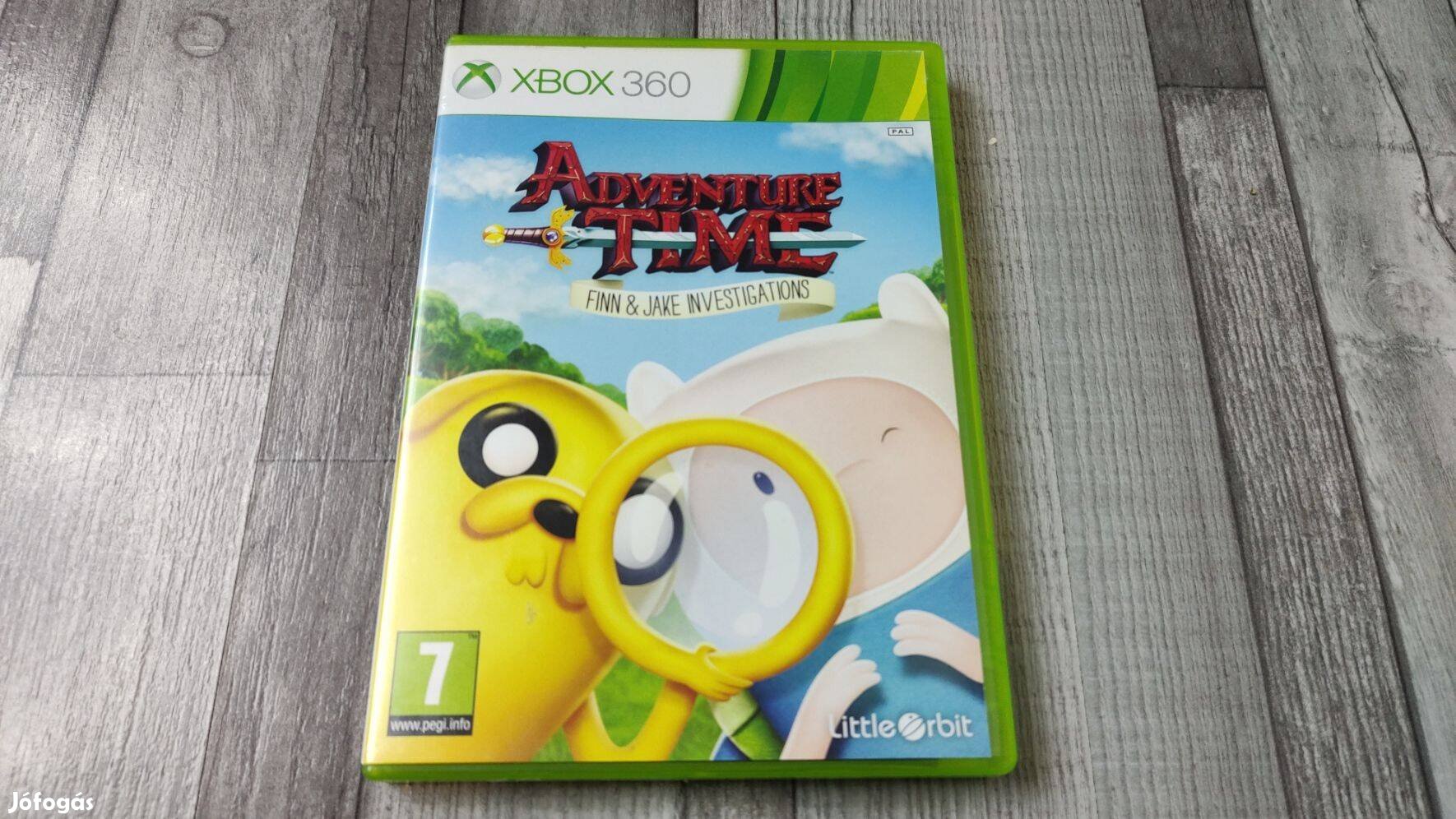 Gyári Xbox 360 : Adventure Time Finn & Jake Investigations - Ritka !