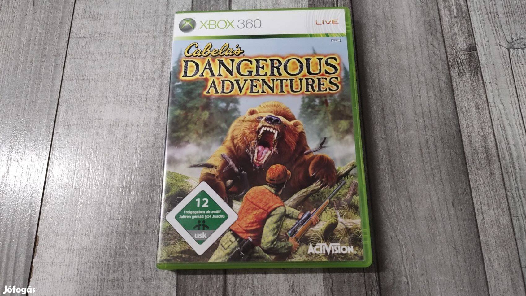 Gyári Xbox 360 : Cabelas Dangerous Adventures - Puskához is jó !