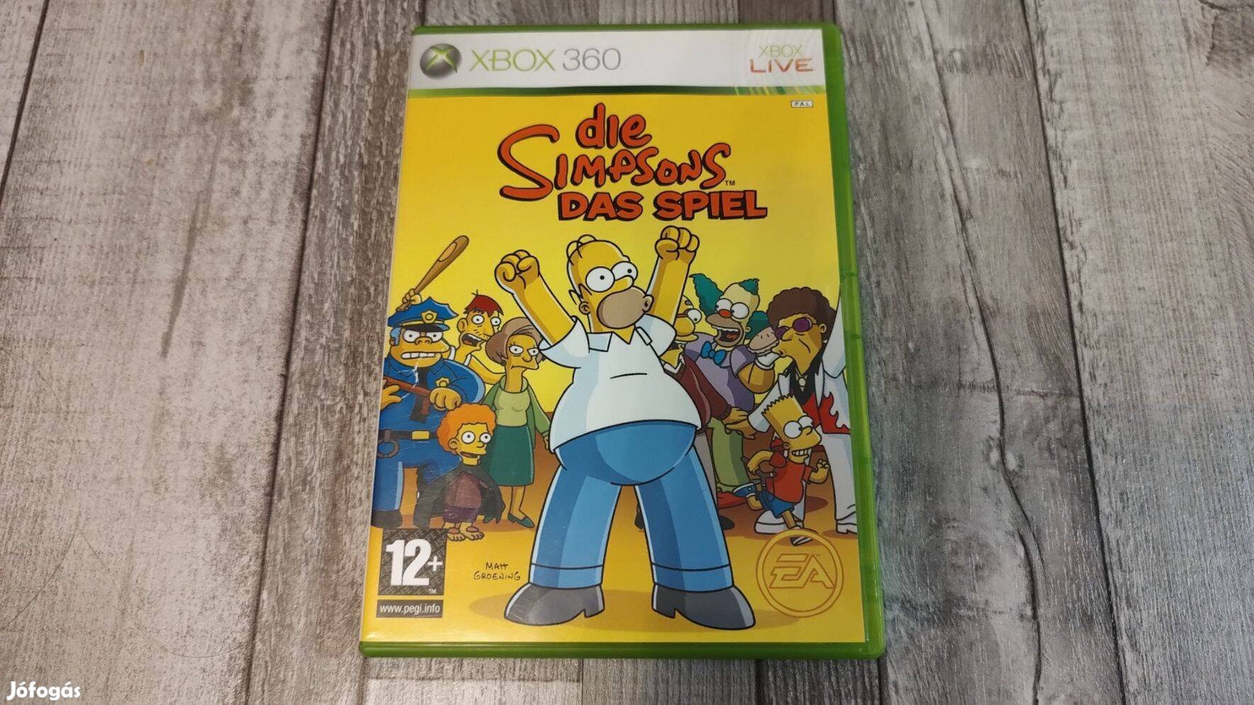 Gyári Xbox 360 : Die Simpsons Das Spiel - Német