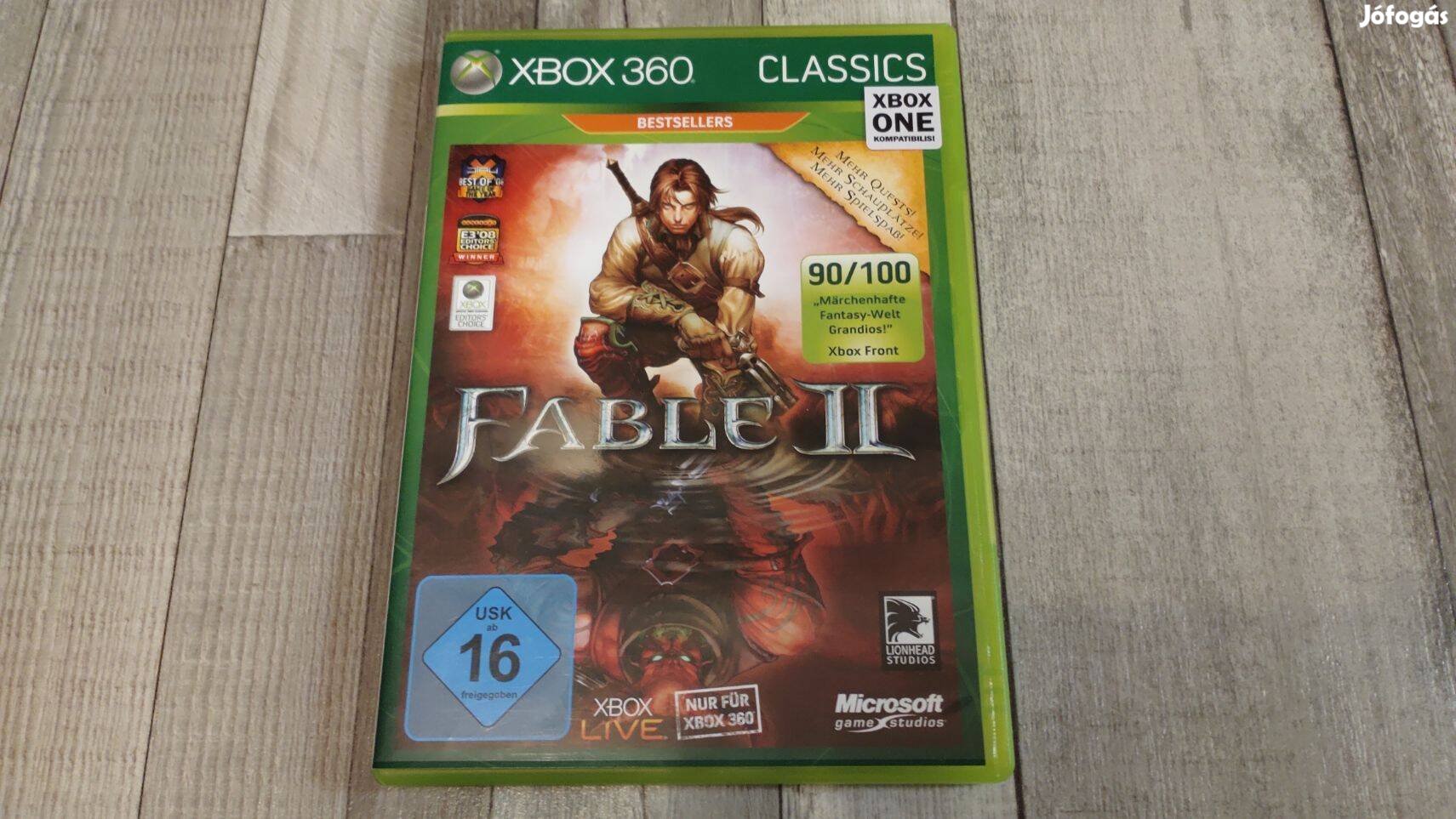 Gyári Xbox 360 : Fable II - Xbox One És Series X Kompatibilis ! - Néme