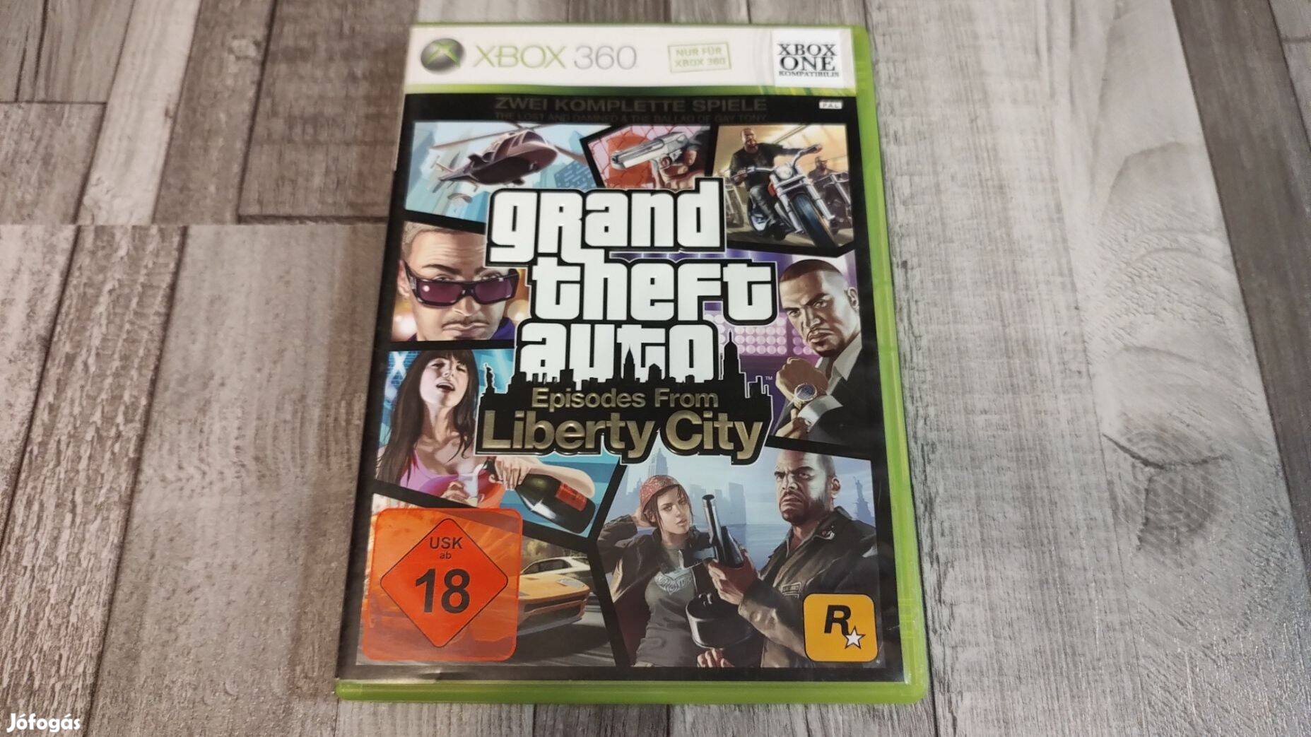 Gyári Xbox 360 : Grand Theft Auto Episodes From Liberty City 2db Játék