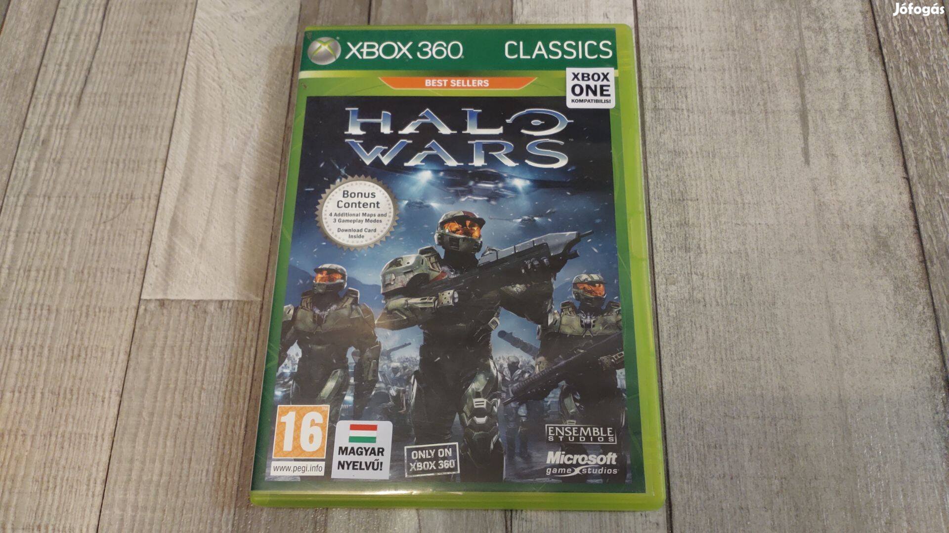 Gyári Xbox 360 : Halo Wars - Magyar ! - Xbox One És Series X Kompatibi