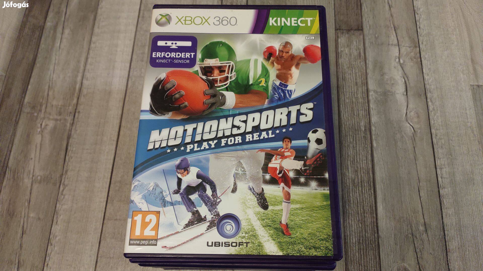 Gyári Xbox 360 : Kinect Motionsports Play For Real - 6db Játék !