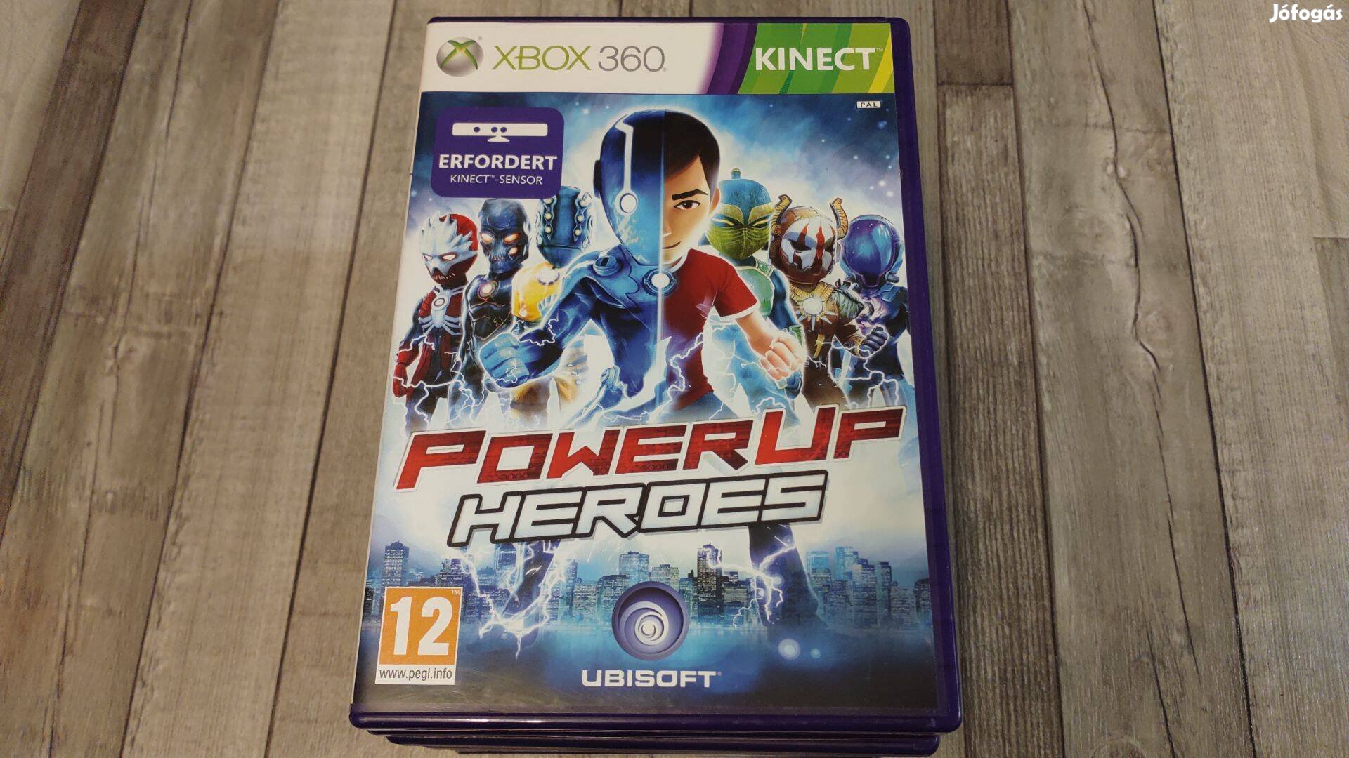 Gyári Xbox 360 : Kinect Power Up Heroes