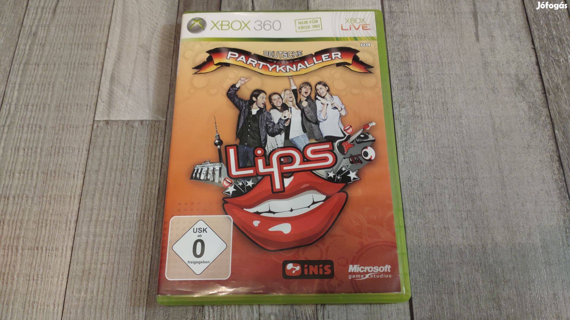 Gyári Xbox 360 : Lips Deutsche Partyknaller Karaoke