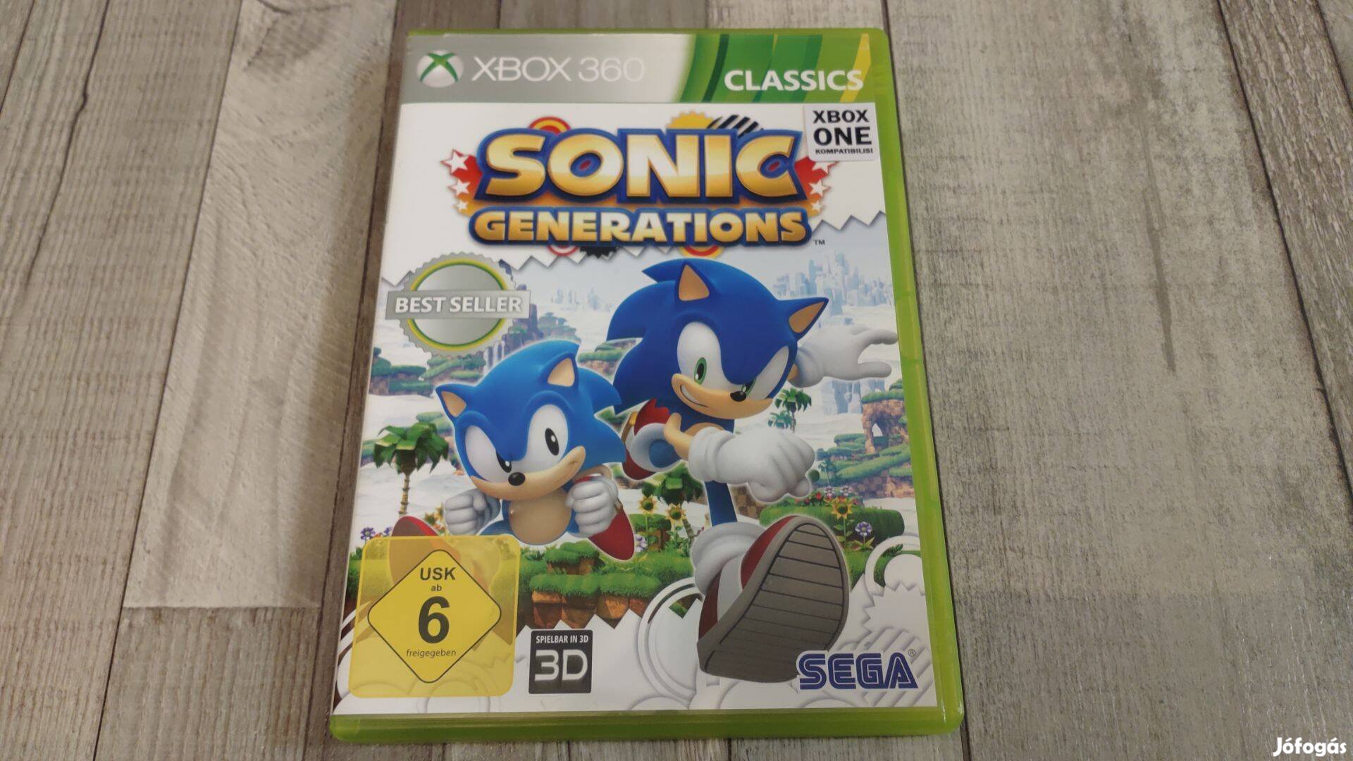 Gyári Xbox 360 : Sonic Generations - Xbox One És Series X Kompatibilis