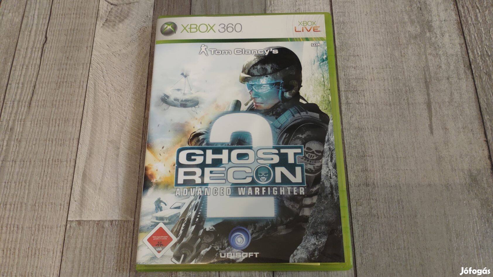 Gyári Xbox 360 : Tom Clancy's Ghost Recon Advanced Warfighter 2 - Xbox