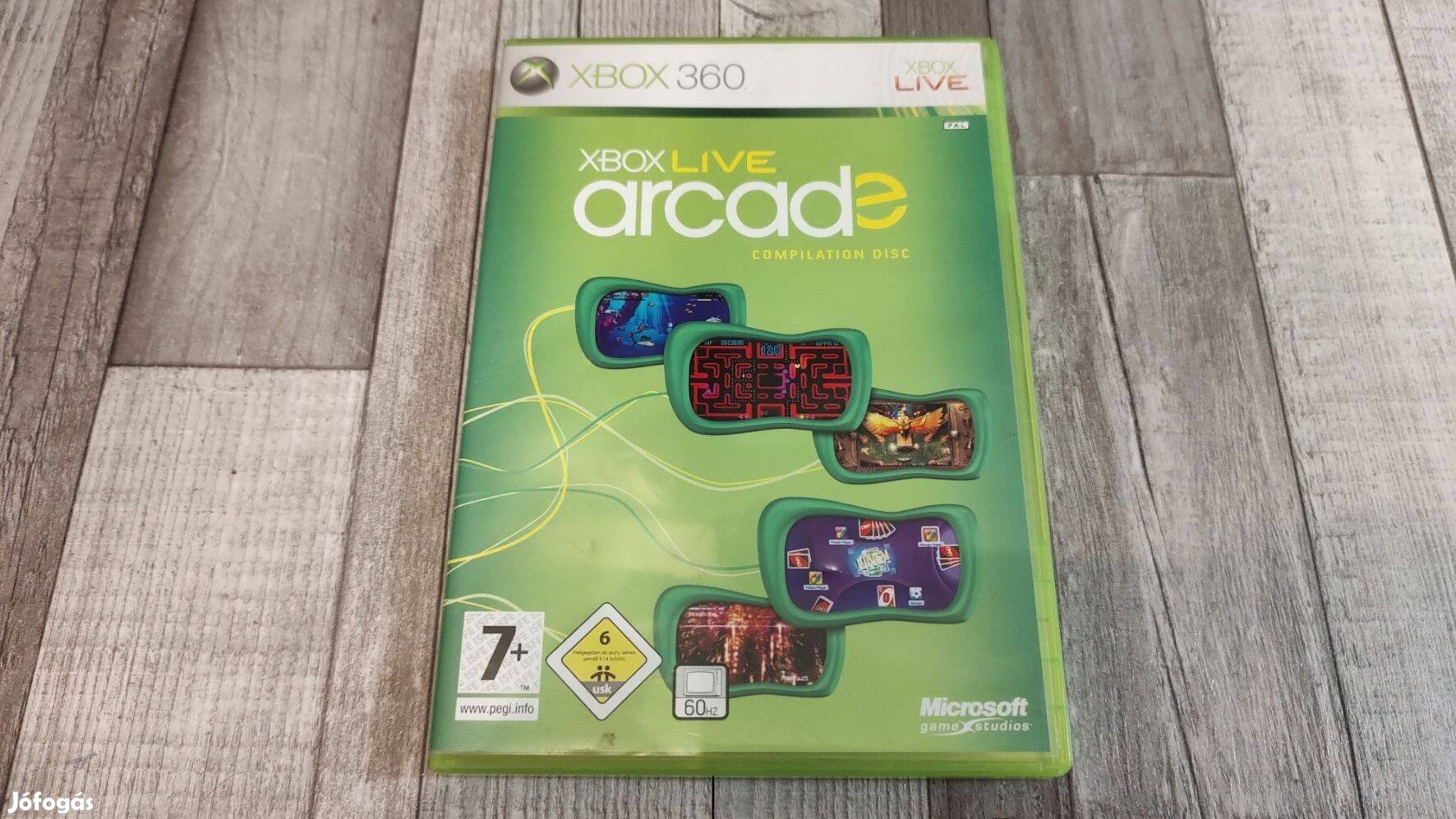 Gyári Xbox 360 : Xbox Arcade - 5db Játék!