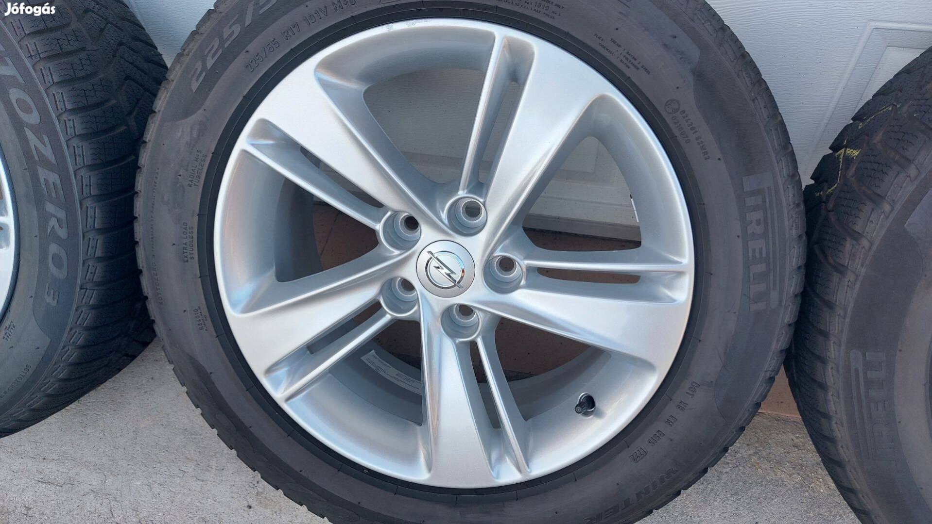 Gyári, Opel insignia 17" alufelni téli gumi 5x115 mmm