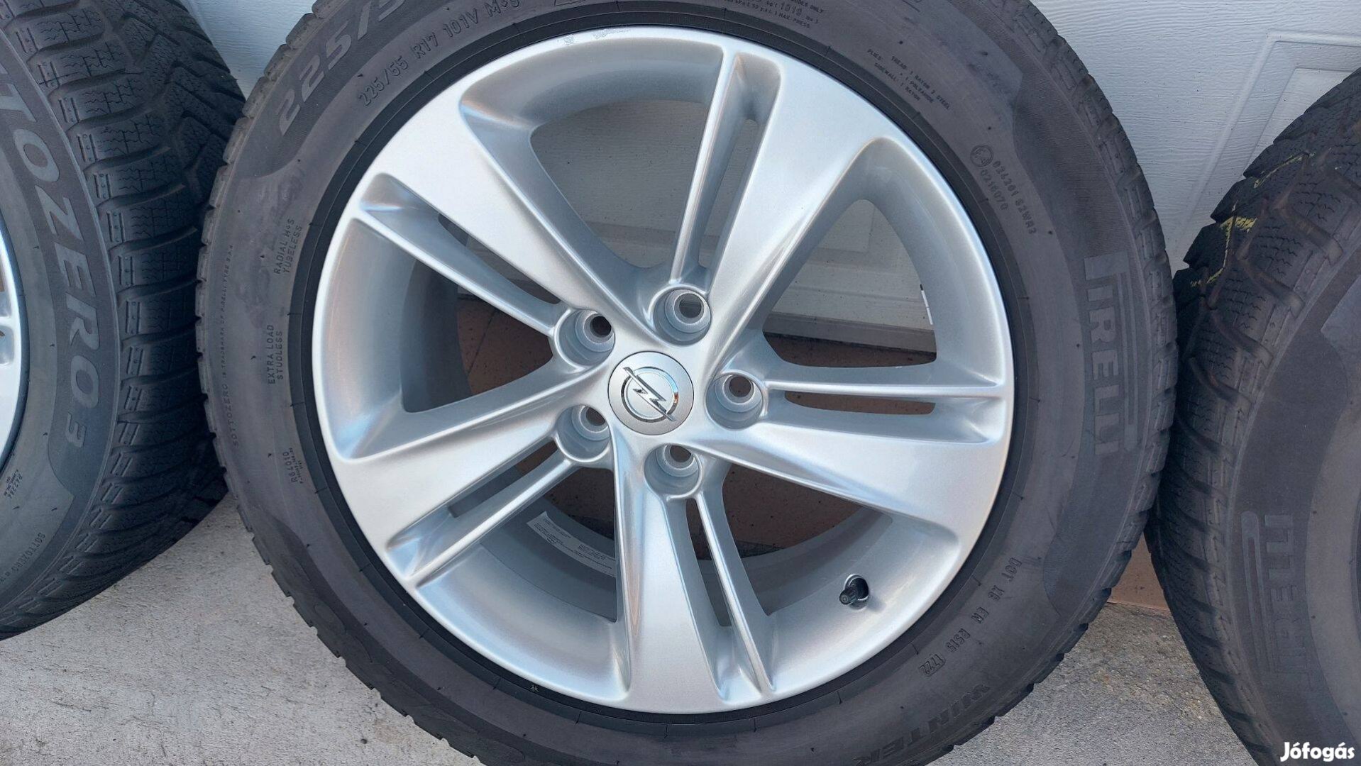 Gyári, Opel insignia 17" alufelni téli gumi 5x115 sss