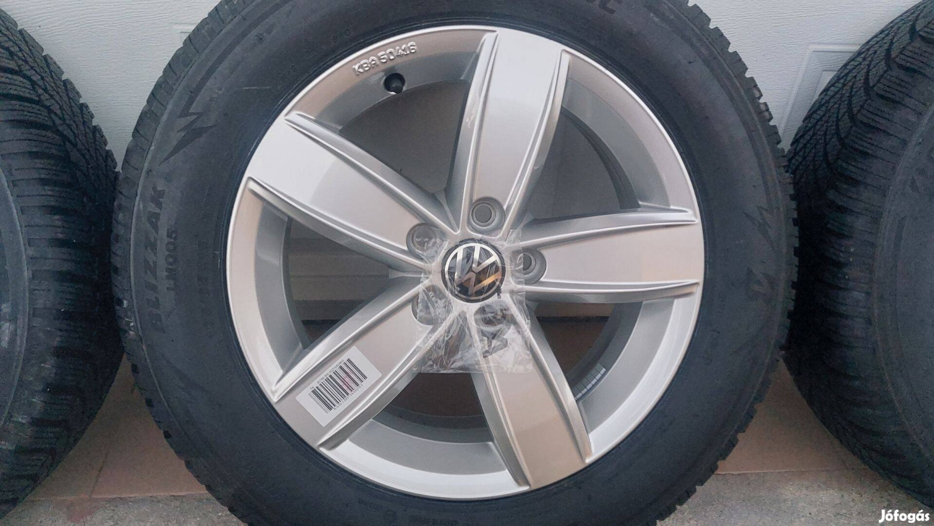 Gyári, Új, VW Polo 2G 15/Corvara/ alufelni 5x100 új Téli gumi ppp