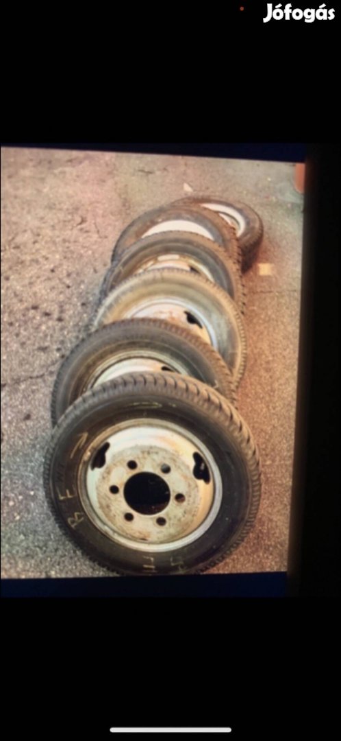 Gyári acel felni gumival dyna Toyota 150 típushoz