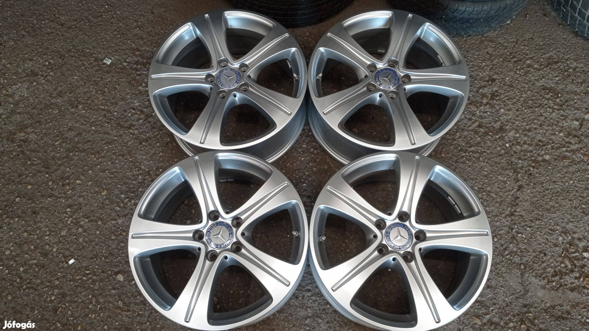 Gyári használt 5x112 lyukosztású 17 colos Mercedes szép állapotú alu