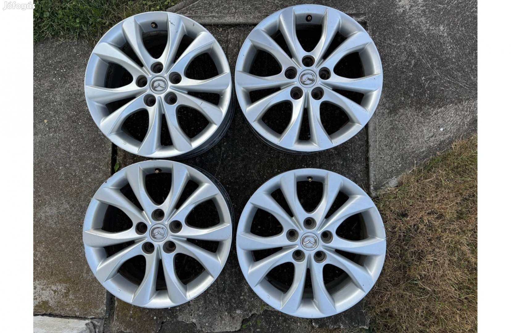 Gyári használt 7x17 Mazda alufelni felni, 5x114,3