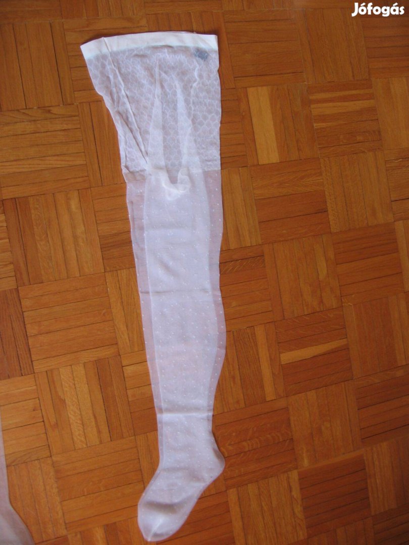Gyári hibás harisnyanadrág, fehér, kellék, kreatív célra