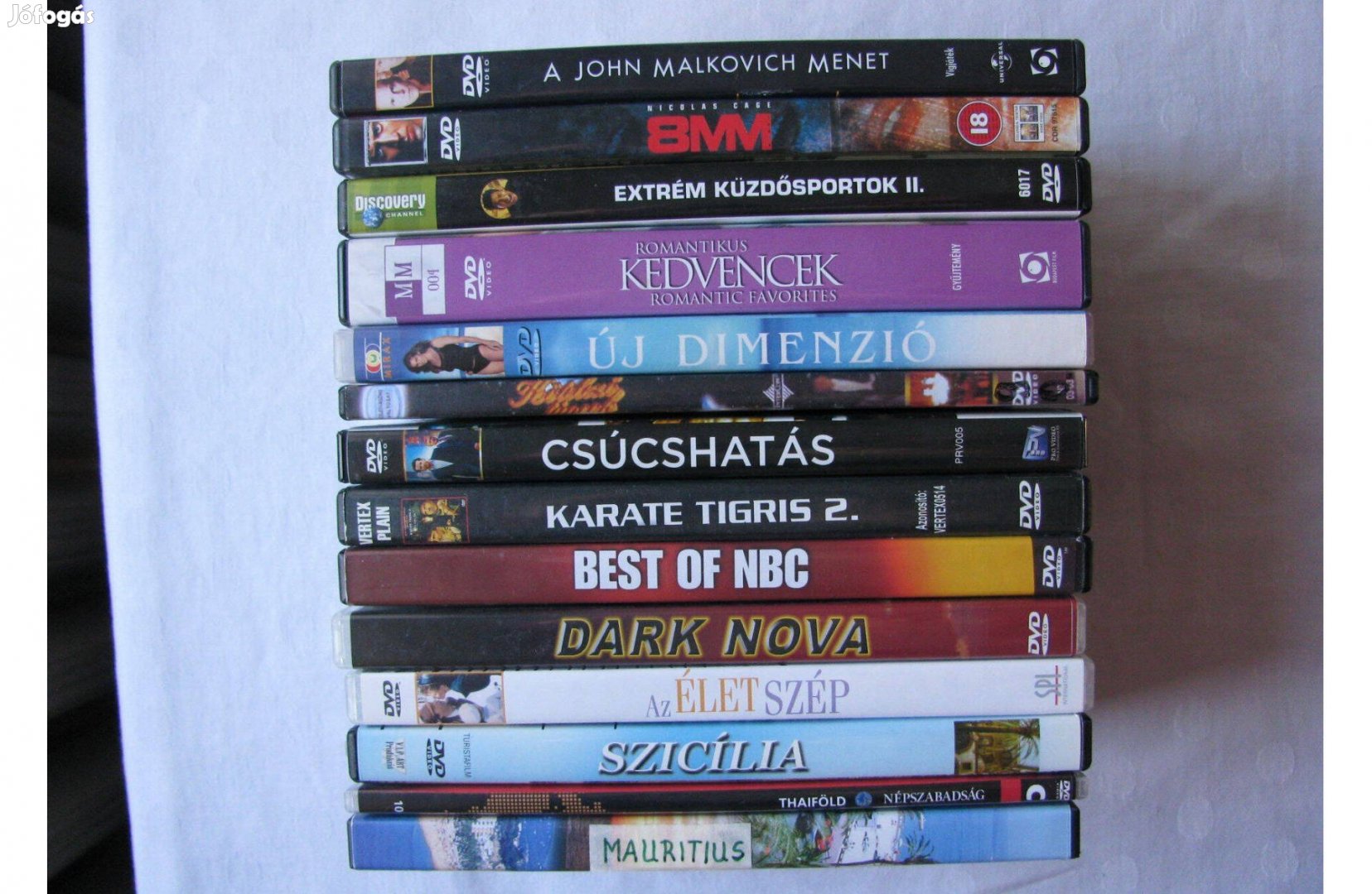 Gyári műsoros DVD lemezek ,14 db