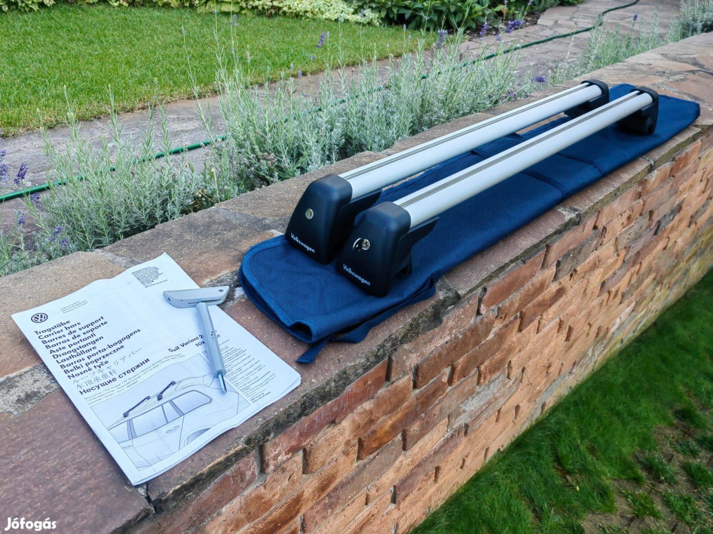 Gyári tetőcsomagtartó vw golf variant combi 2013-2025 újszerű
