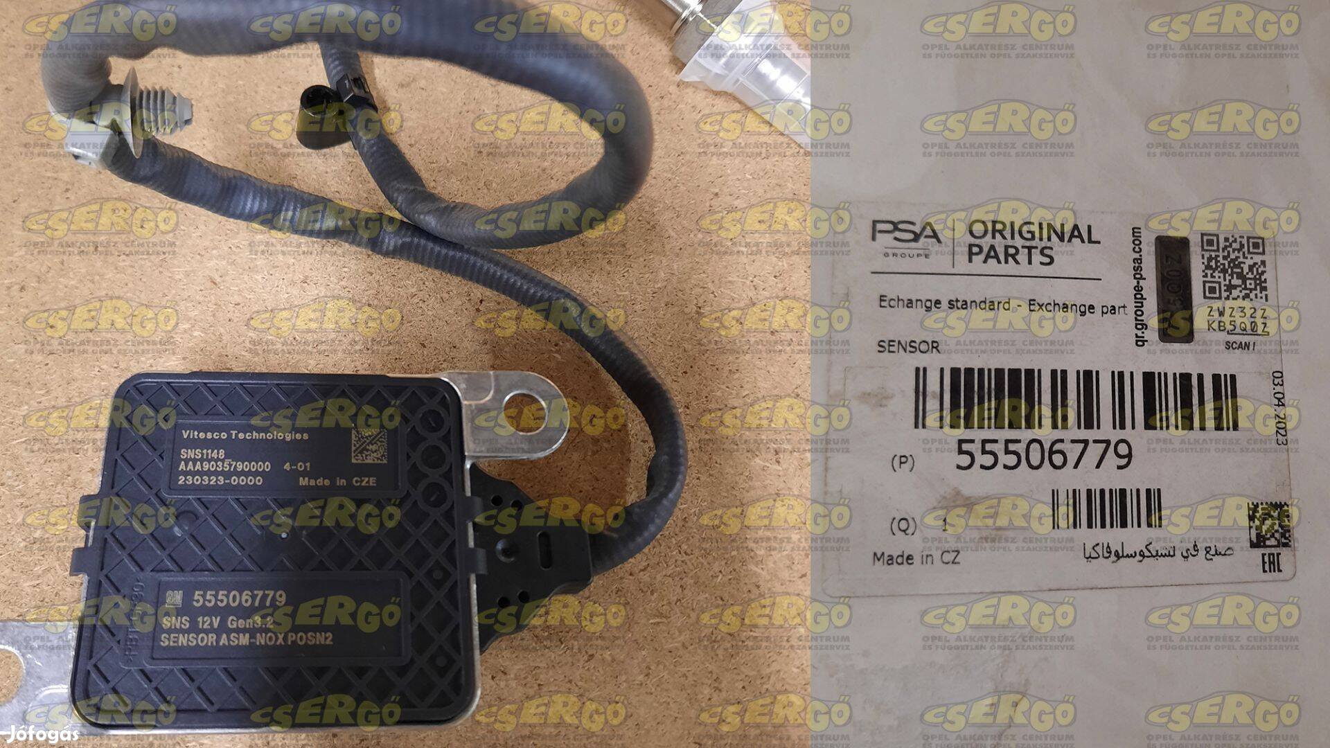 Gyári új Nox szenzor pozició 2. Opel Mokka 1.6D 55506779
