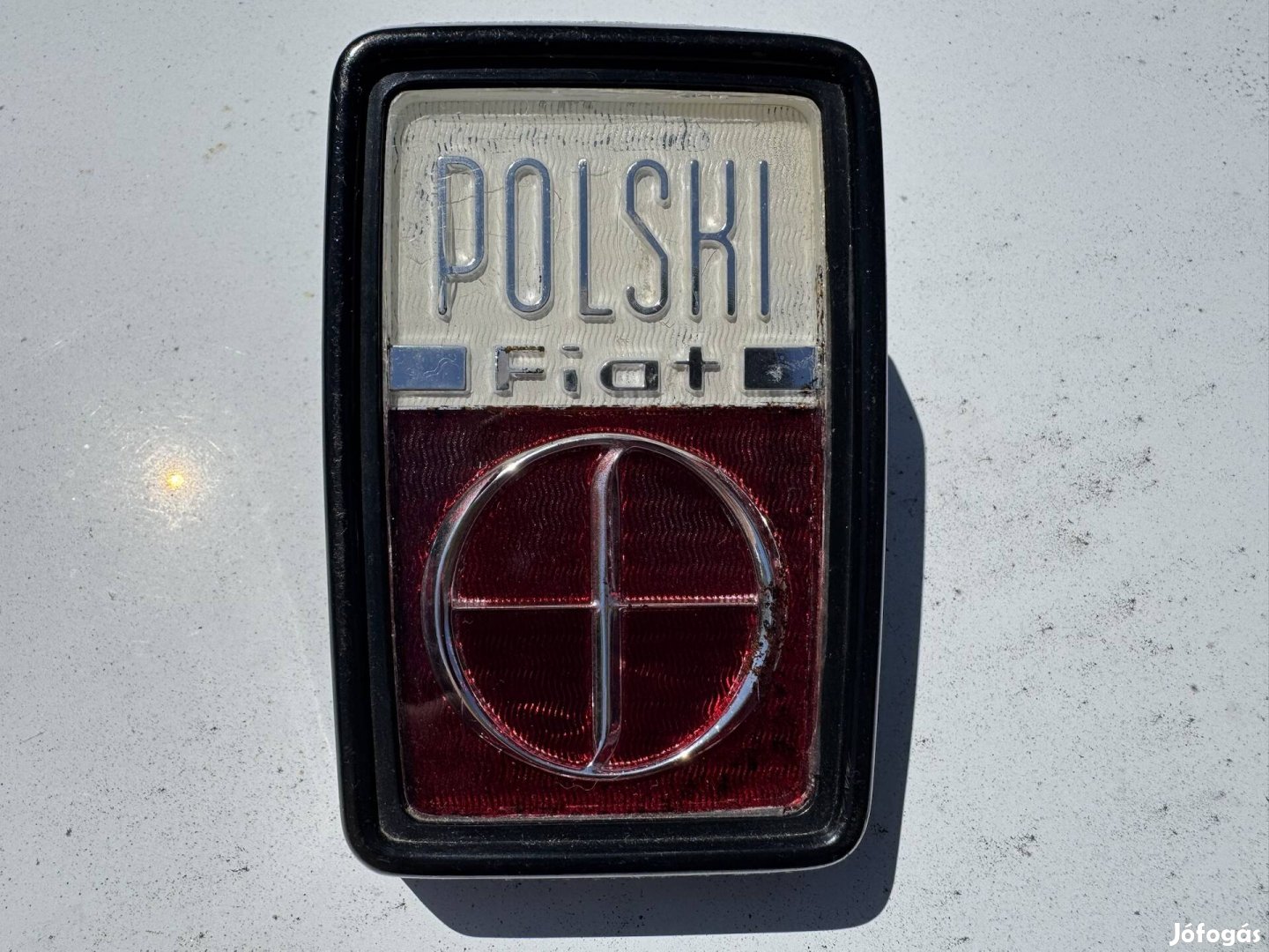 Gyári új Polski Fiat 125p hűtőrács embléma 1500 1300 PL Nagypolski 125