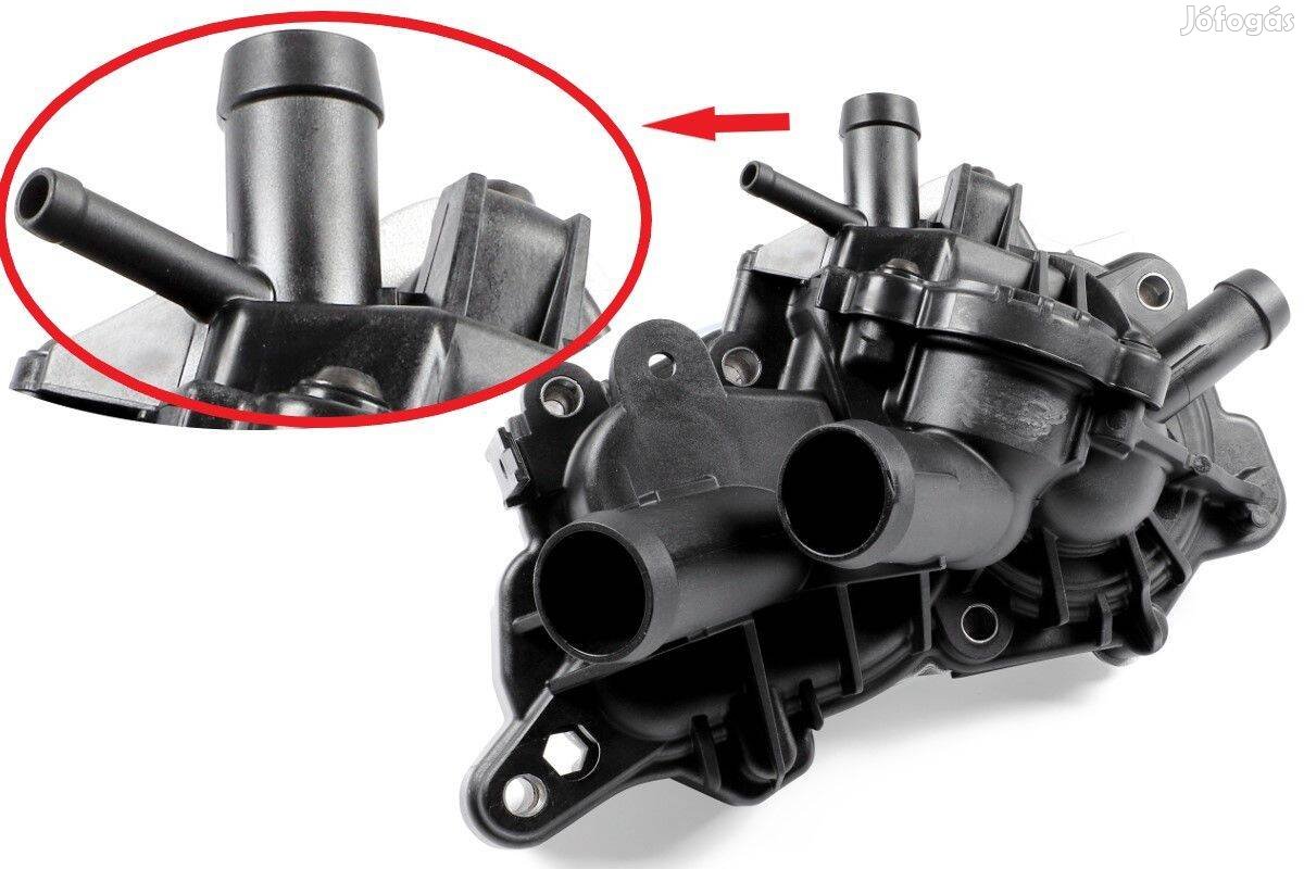 Gyári új Vizpumpa termosztátház Audi Vw Seat Skoda 1.2, 1.4TSI