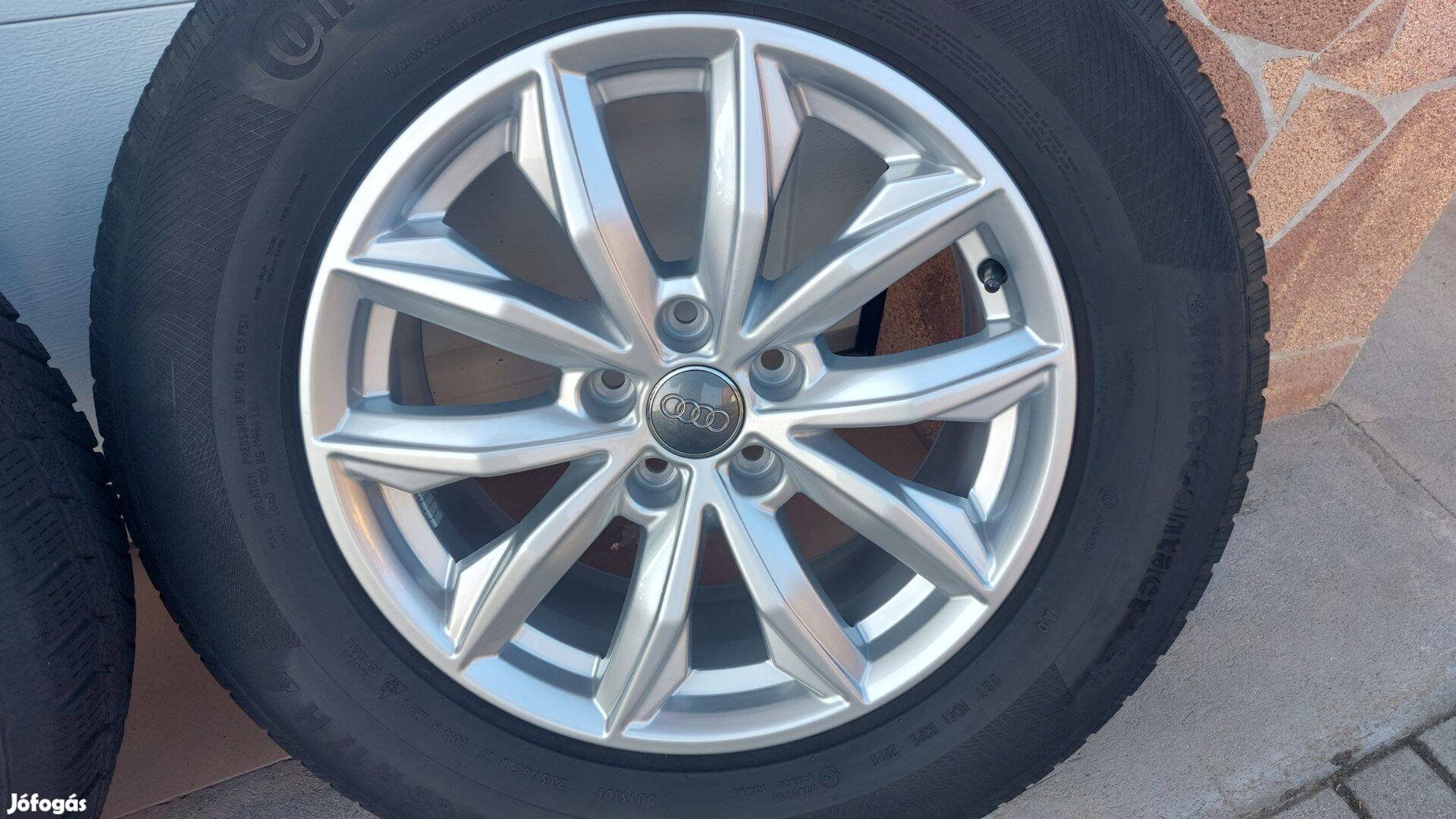 Gyári,új , Audi Q5 17" alufelni téli gumi 5x112