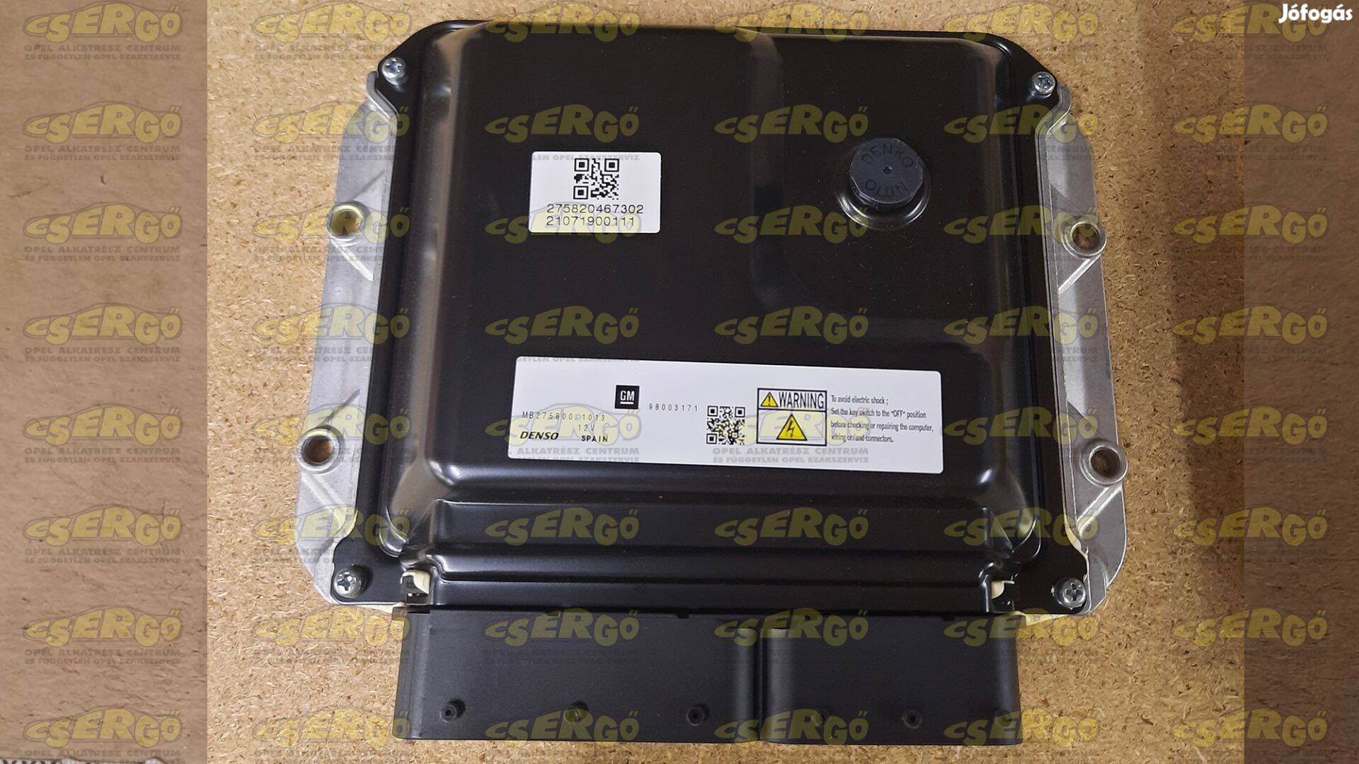 Gyári új motorvezérlő elektronika Opel Z17Dtj+DTR 98003171