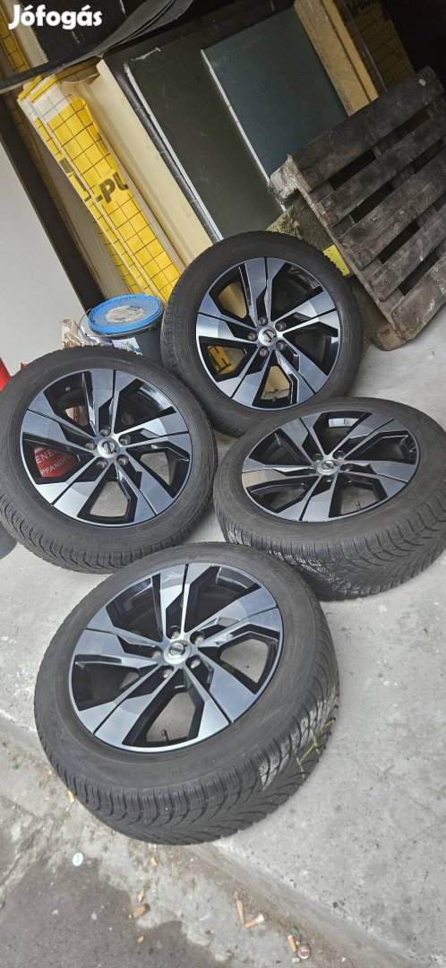 Gyári volvo v60 alufelni garn téli gumival eladó 5x108