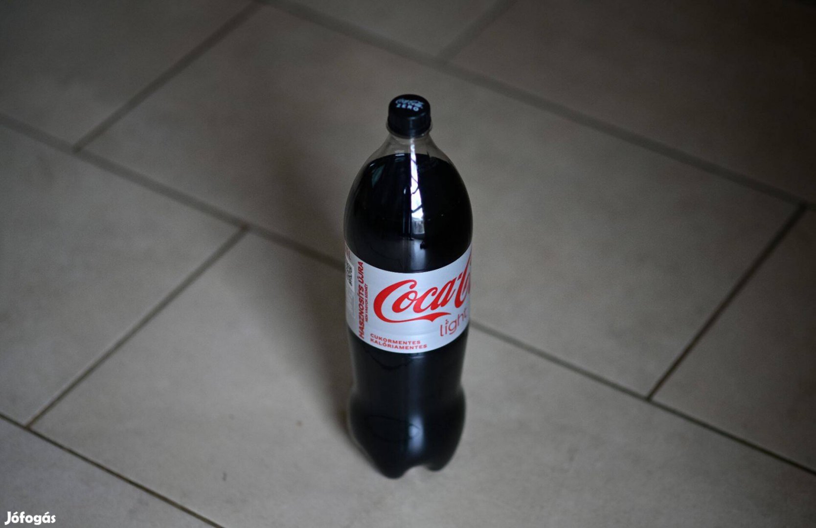 Gyártás során hibás Coca Cola light, Zéró kupakkal