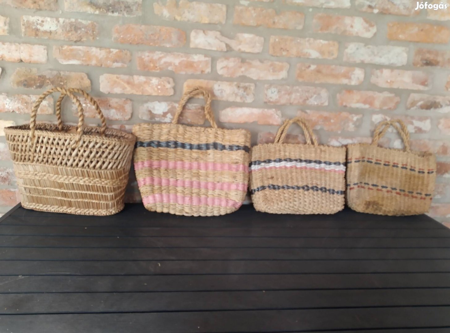 Gyékénytáskák - 4 db