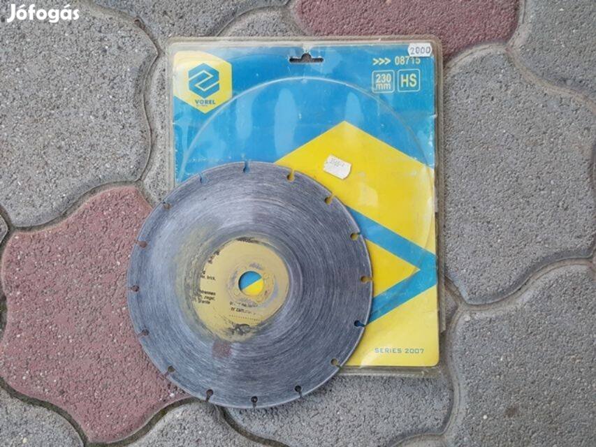 Gyémánt vágó tárcsa 230 mm hs nagy flex re való
