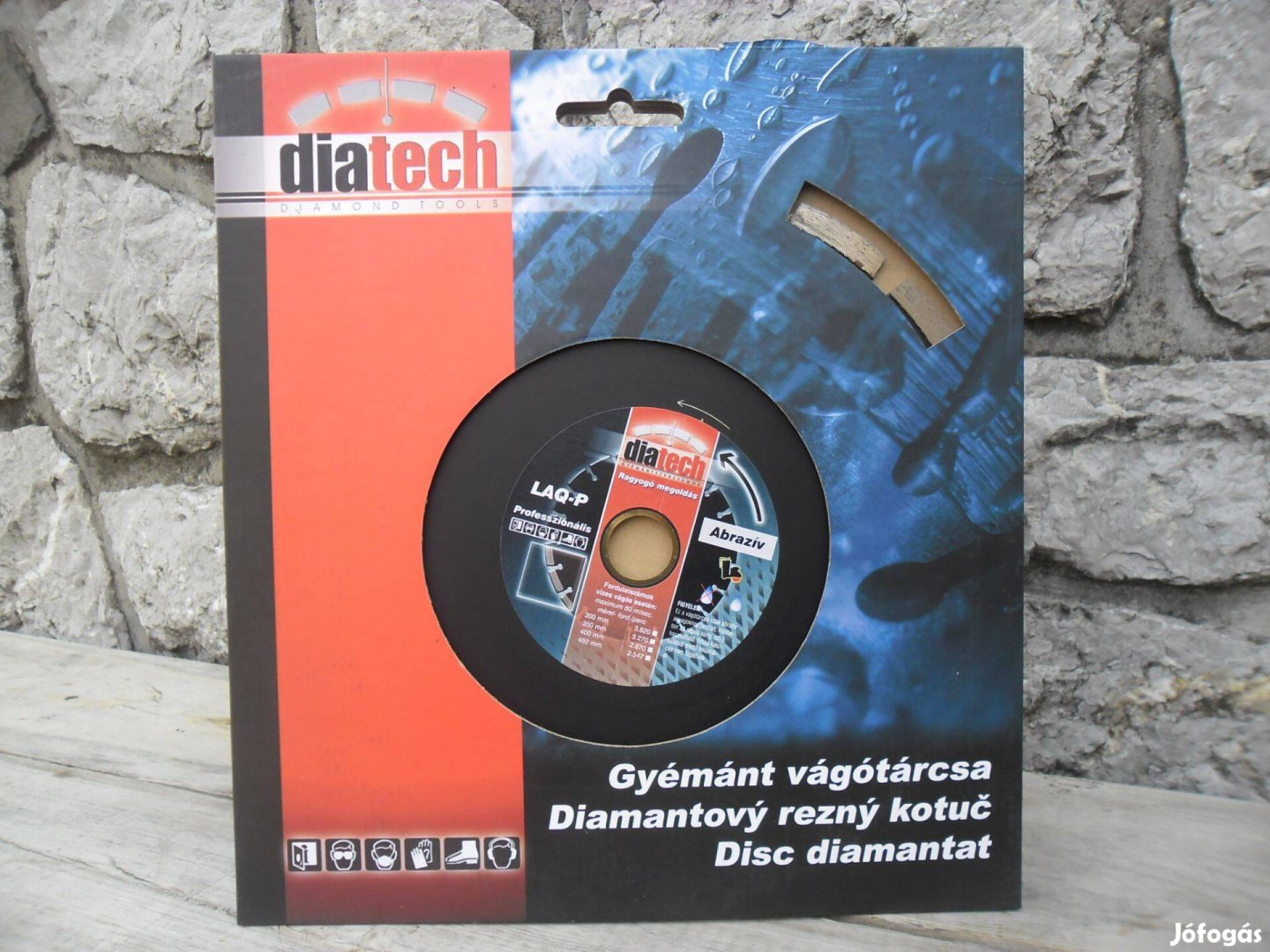 Gyémánt vágótárcsa 300 mm-es