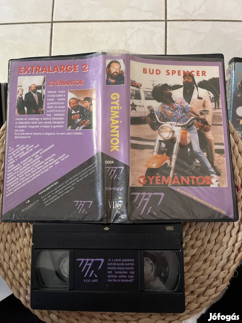 Gyémántok vhs film Bud Spencer