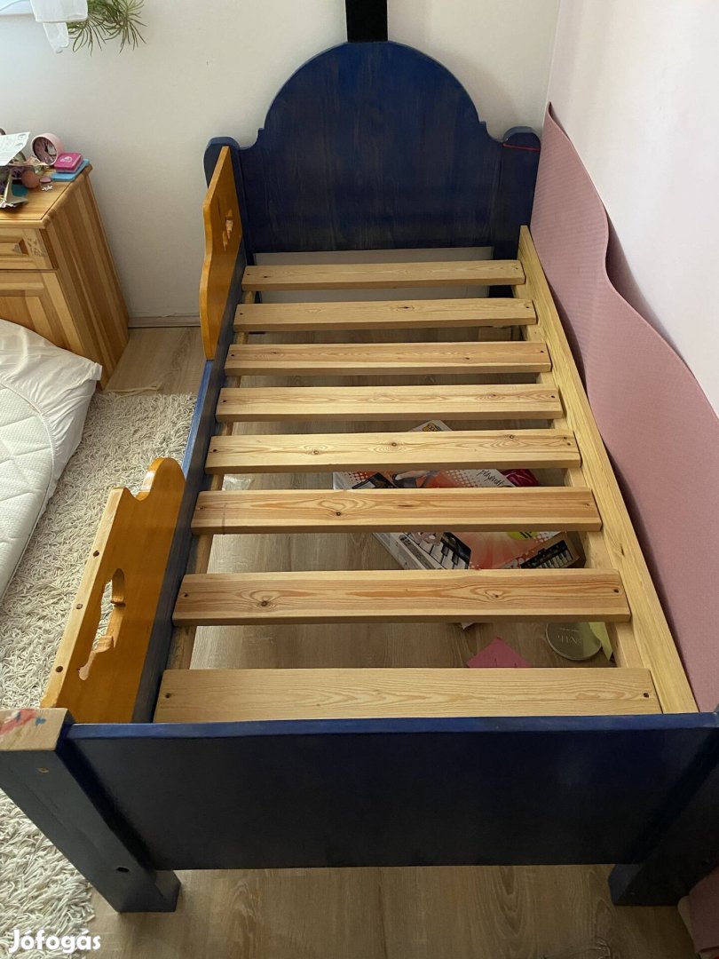 Gyerek ágy 160*80 cm valódi vörösfenyő