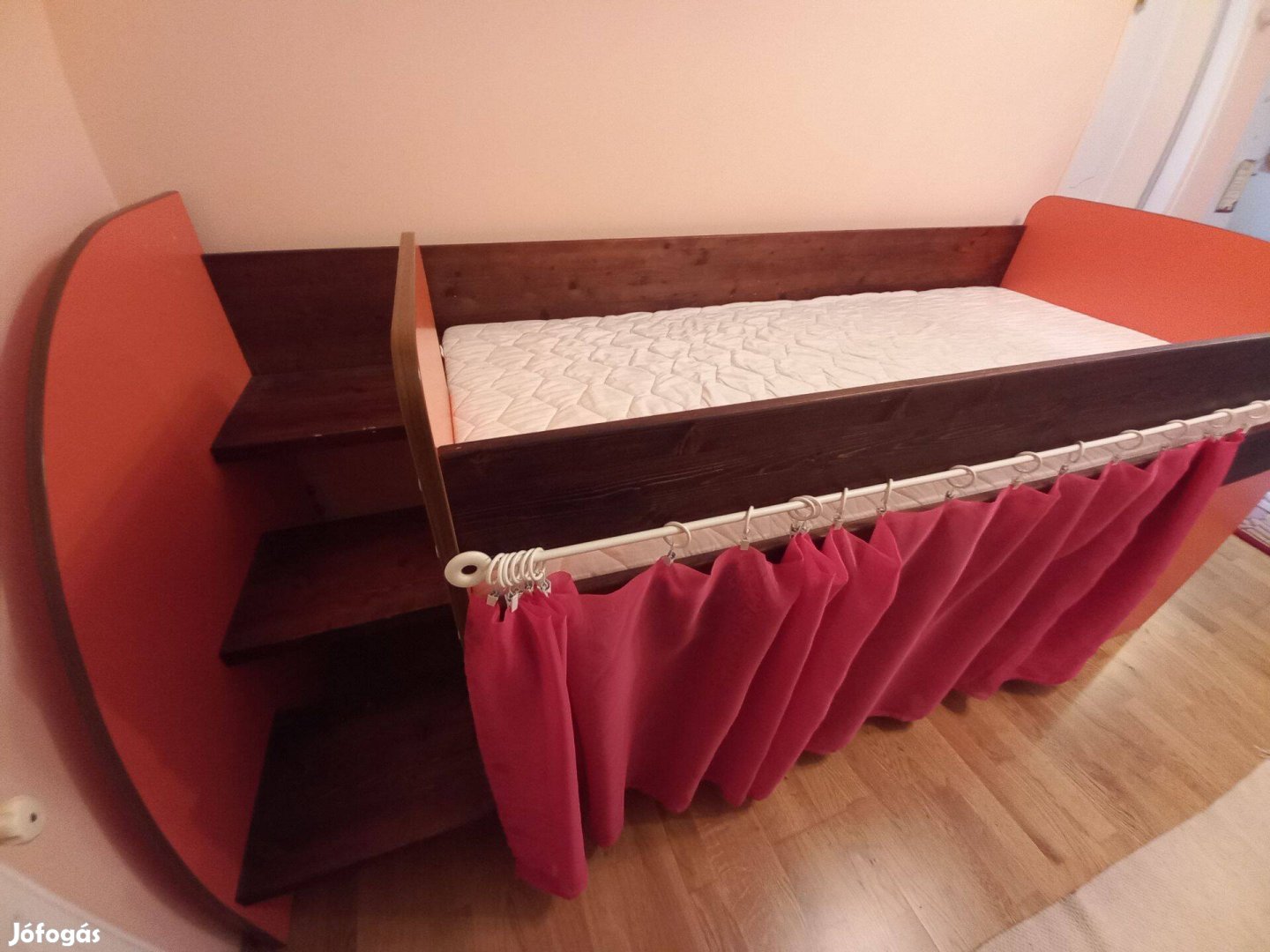 Gyerek ágy galériaágy bunkeres 90x226 cm