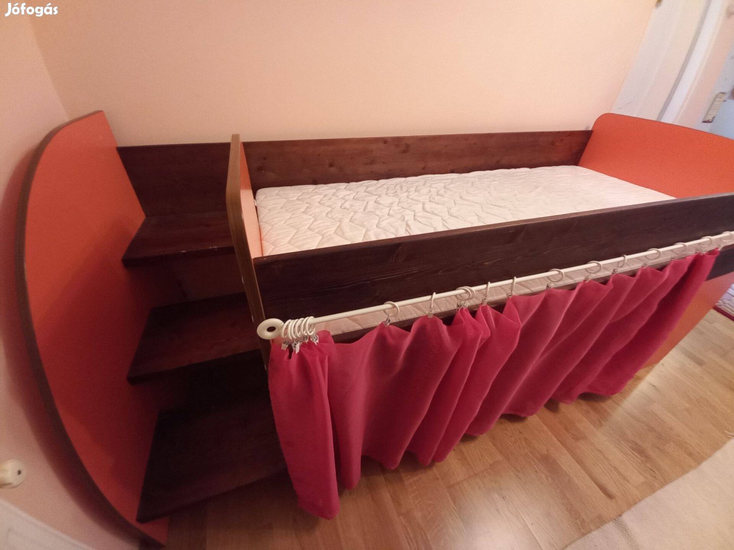 Gyerek ágy galériaágy bunkeres 90x226 cm