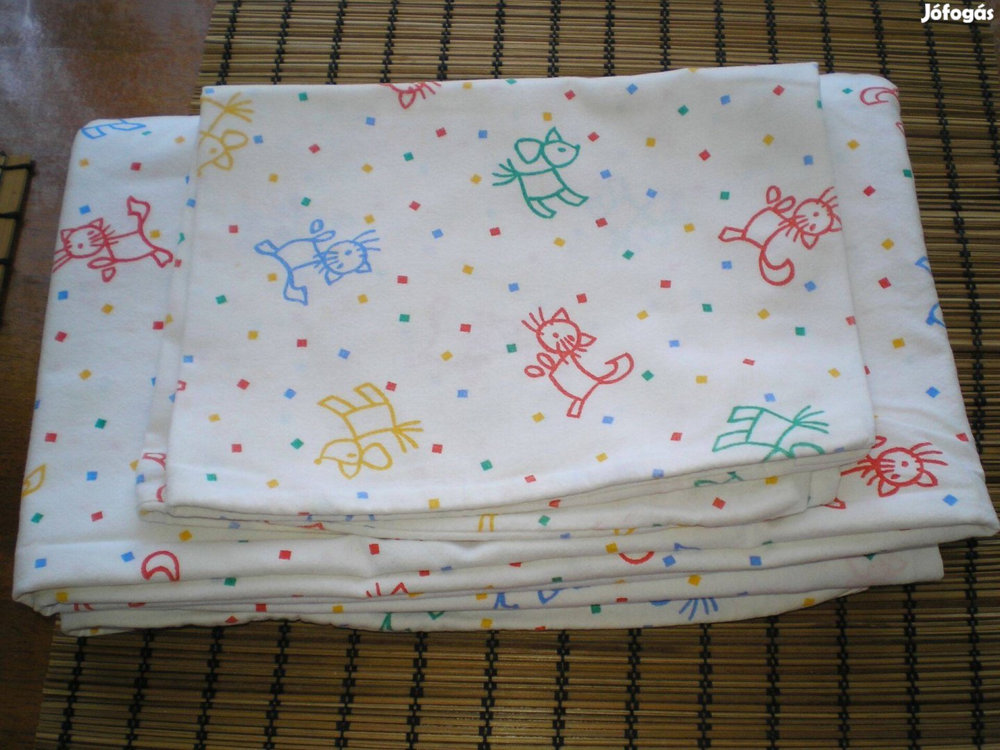 Gyerek ágyneműhuzat cuki cicás egeres szép állapotban