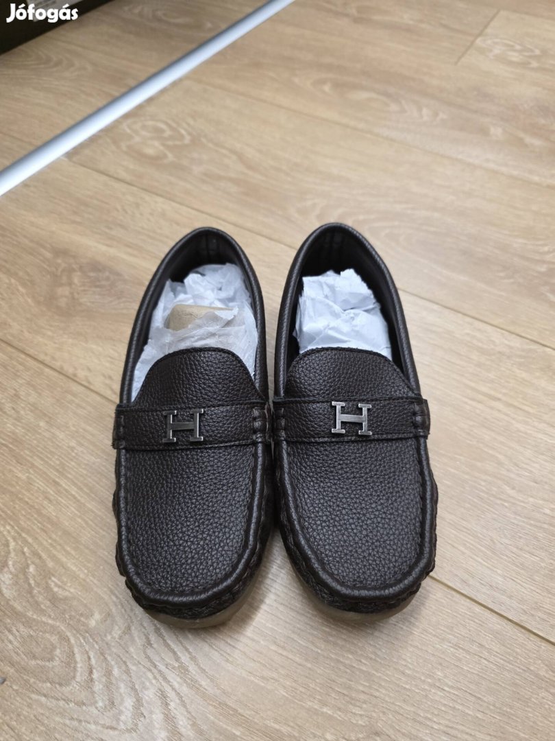 Gyerek barna mokaszin