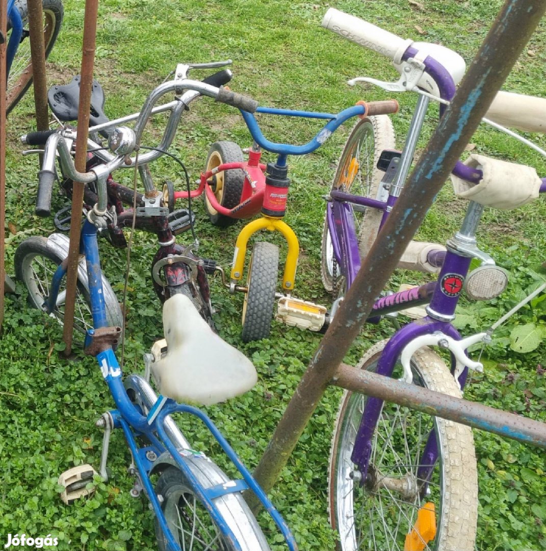 Gyerek biciklik egyben eladóak