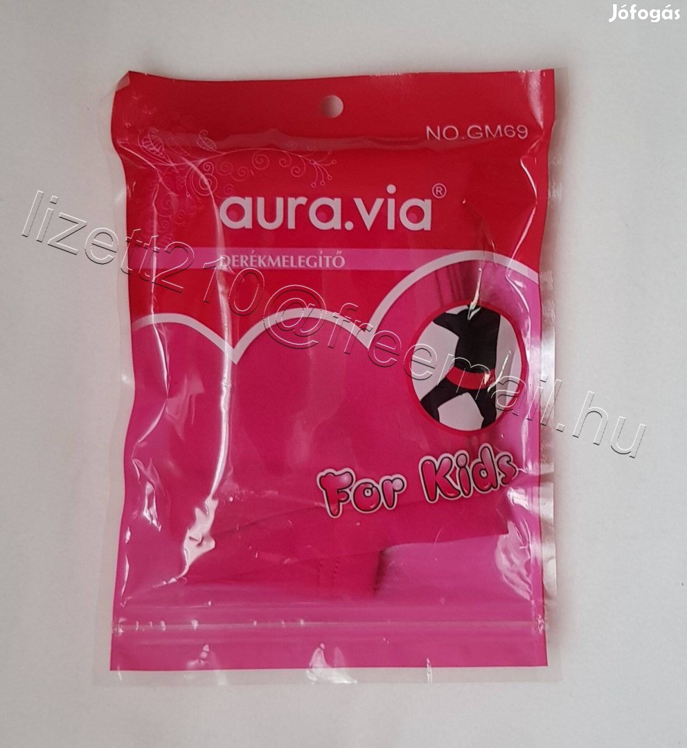 Gyerek derékmelegítő M pink