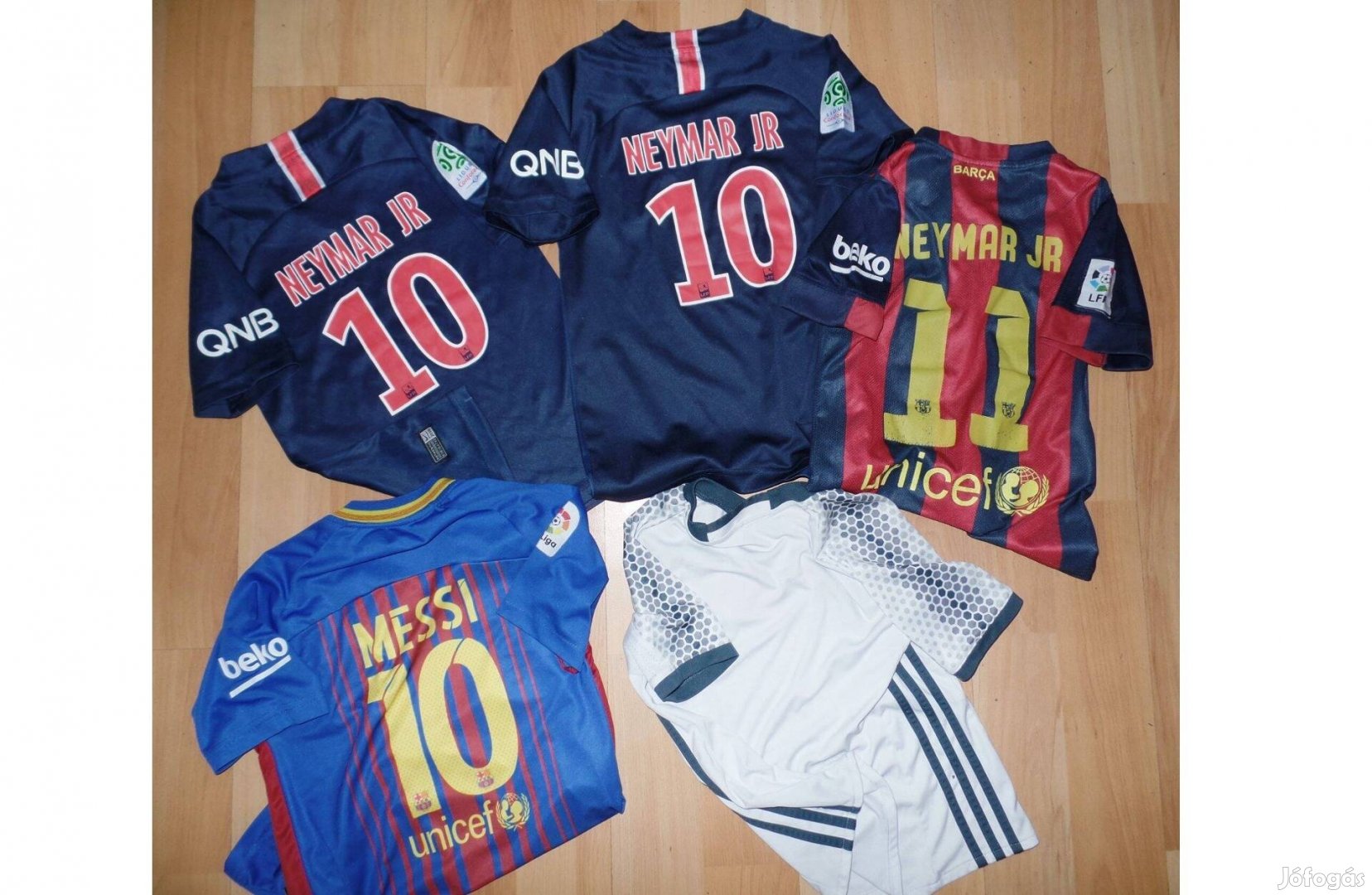 Gyerek foci mezek / Barcelona, PSG, Neymar, Messi