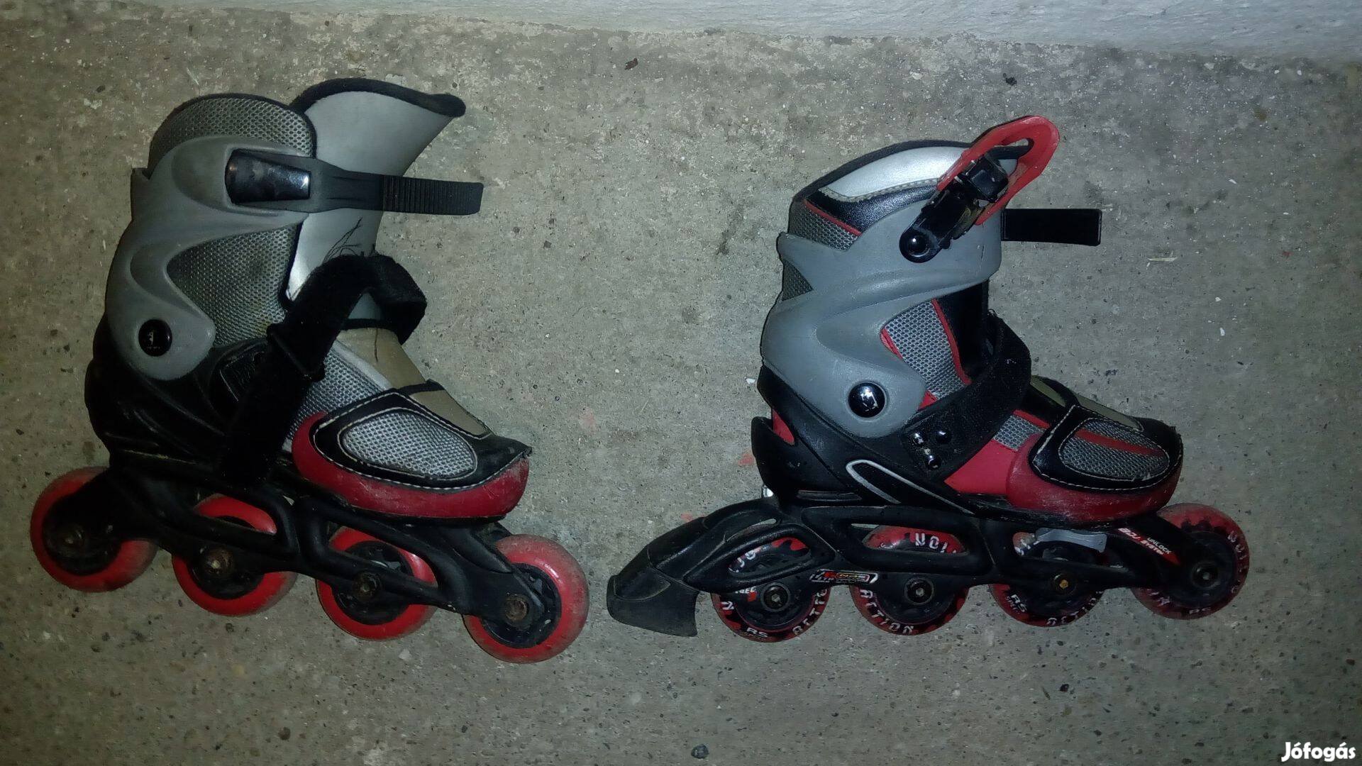 Gyerek görkorcsolya eladó 19 cm szerintem 29 méret